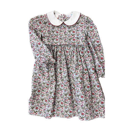 Winterberry Floral Dress Long Sleeve