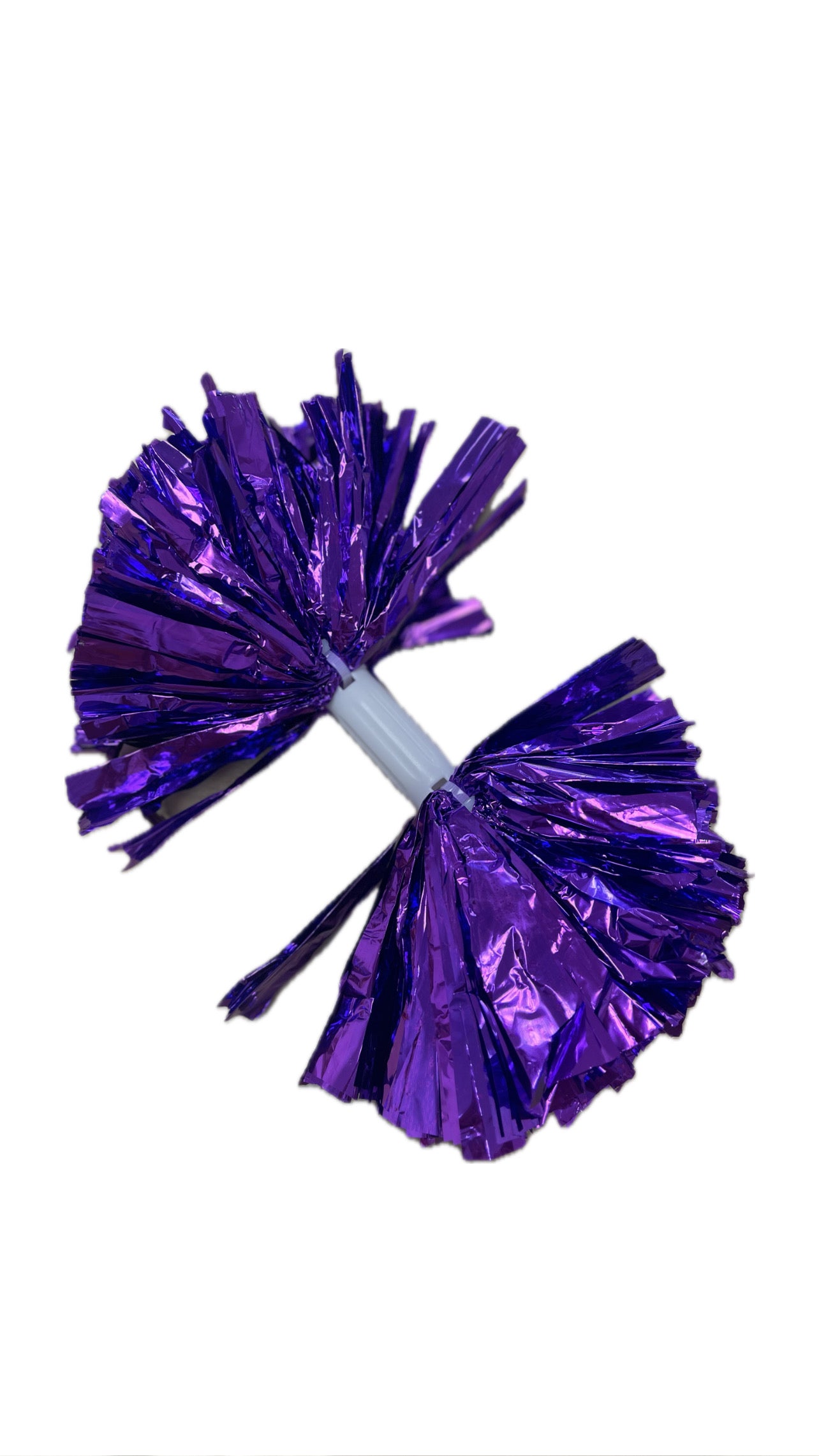 Purple metallic pom pom sets