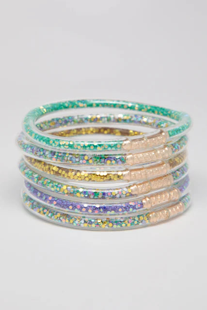 Mardi Gras Confetti Bracelets