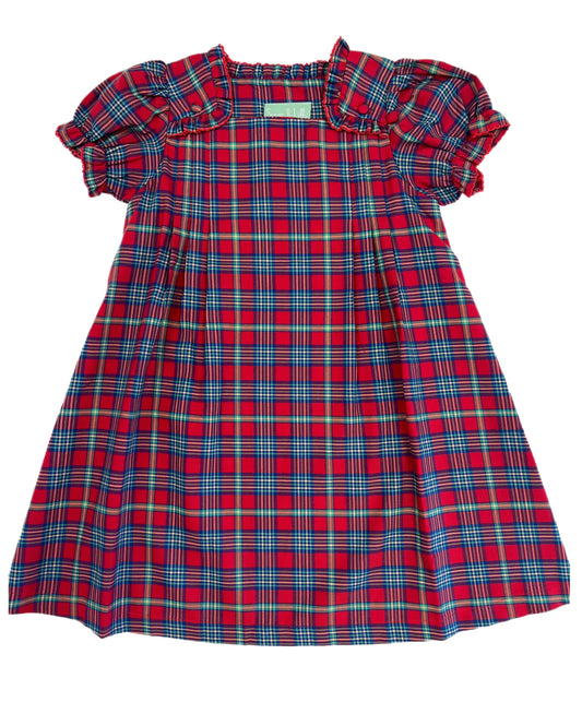 Royal Plaid Rosie Dress