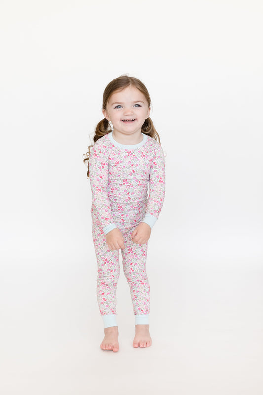 T+J Bamboo Pippa Floral 2pc Pajama Set