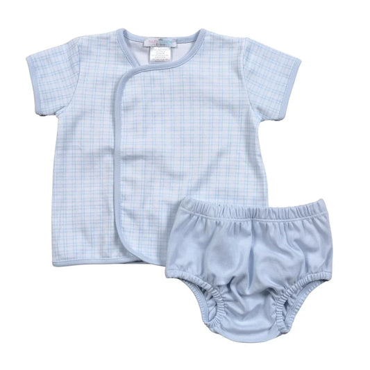 BLUE DIAPER COVER SET