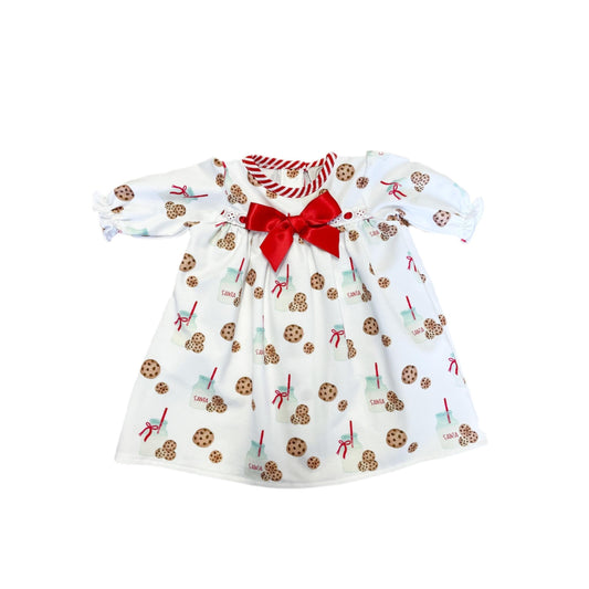 Milk & Cookies Doll Gown