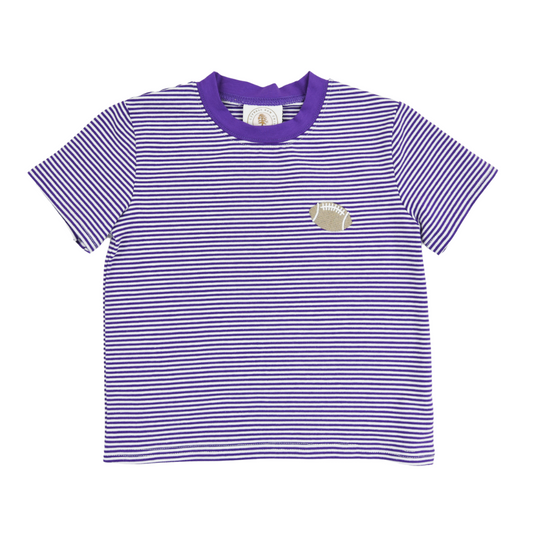 Purple Stripe Tailgate T-shirt