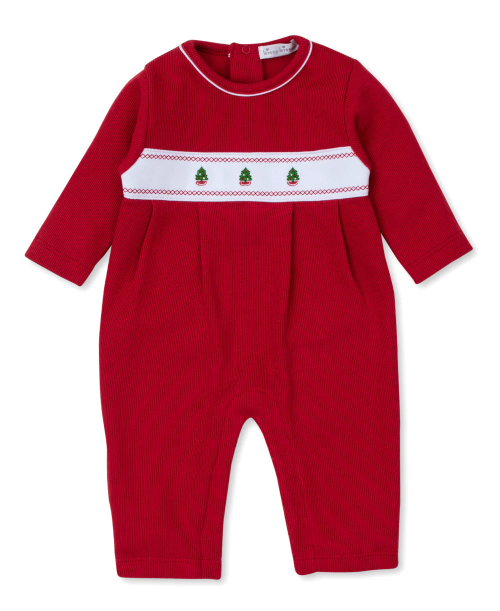 Red Christmas Tree Playsuit