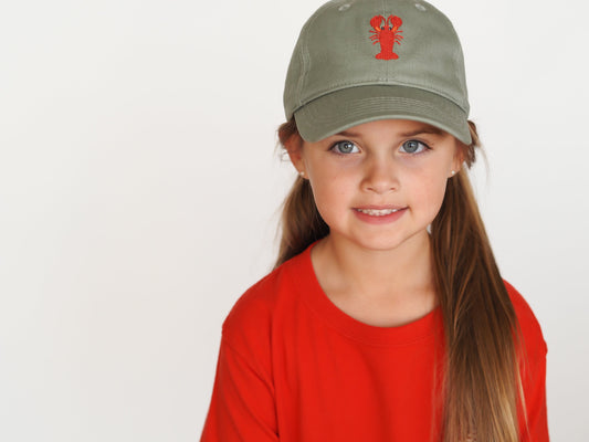 Crawfish Needlepoint Embroidered Hat