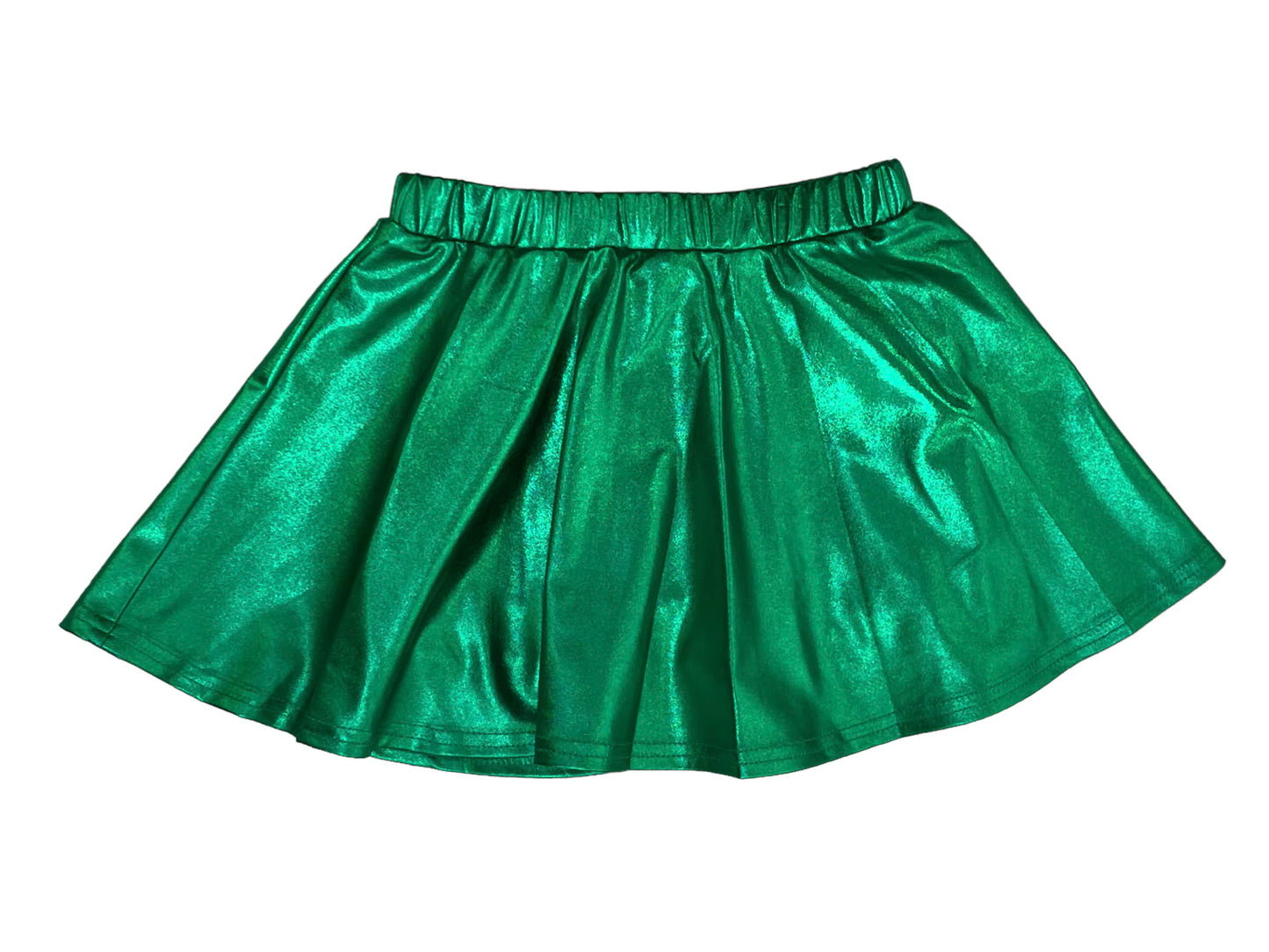 Metallic Green Skirt