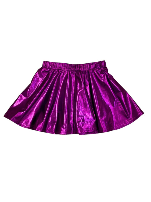 Metallic Purple Skirt