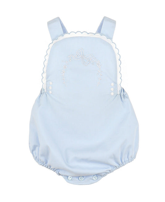 Sophie and Lucas Blue Girls Wedgewood Sunsuit