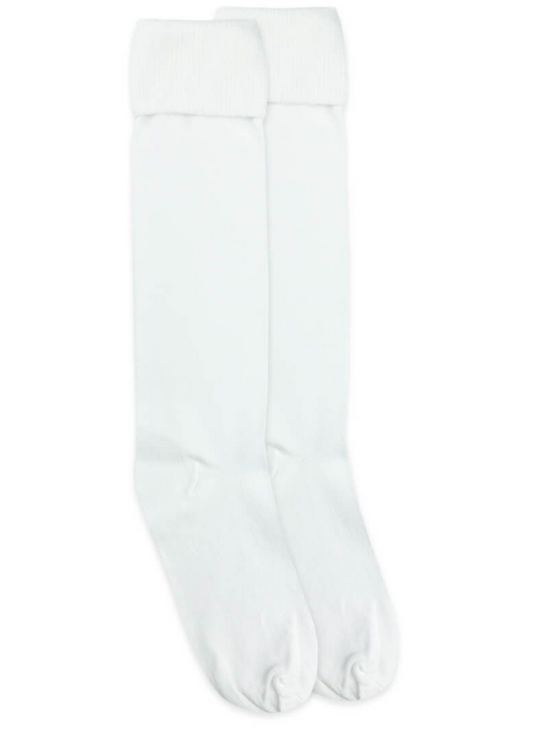 White- Jefferies Socks School Uniform Nylon Knee High Socks 1 Pair