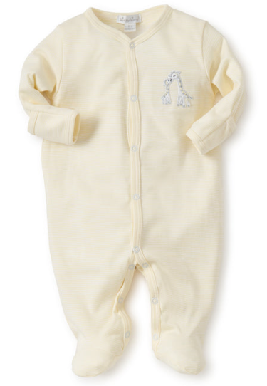 Giraffe Generations Striped Footie