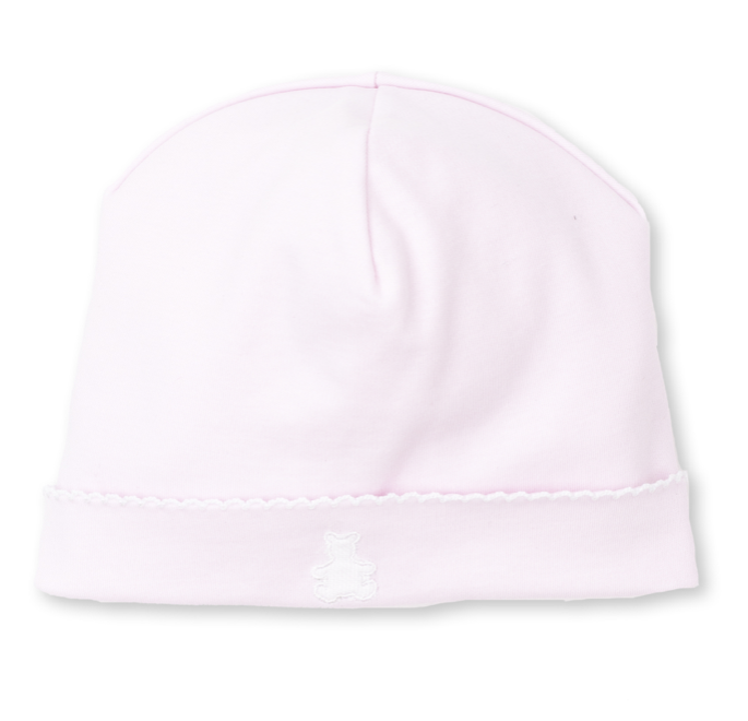 Pink Piquet Bear Beanie