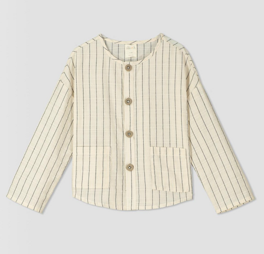 Locryn Top-Ivory Stripe