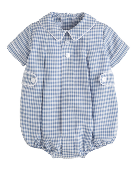 Davant Bubble-Gray Blue Gingham