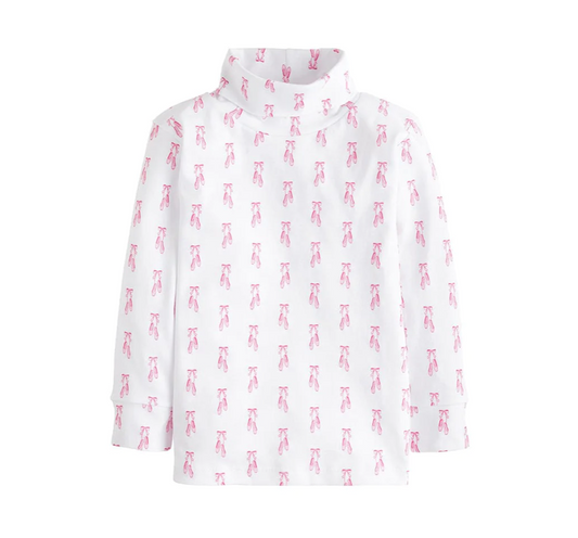 Printed Turtleneck-Ballet Slipper