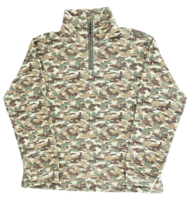 Performance Half Zip-Camo