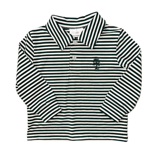 Mallard Classic Green Stripe Polo