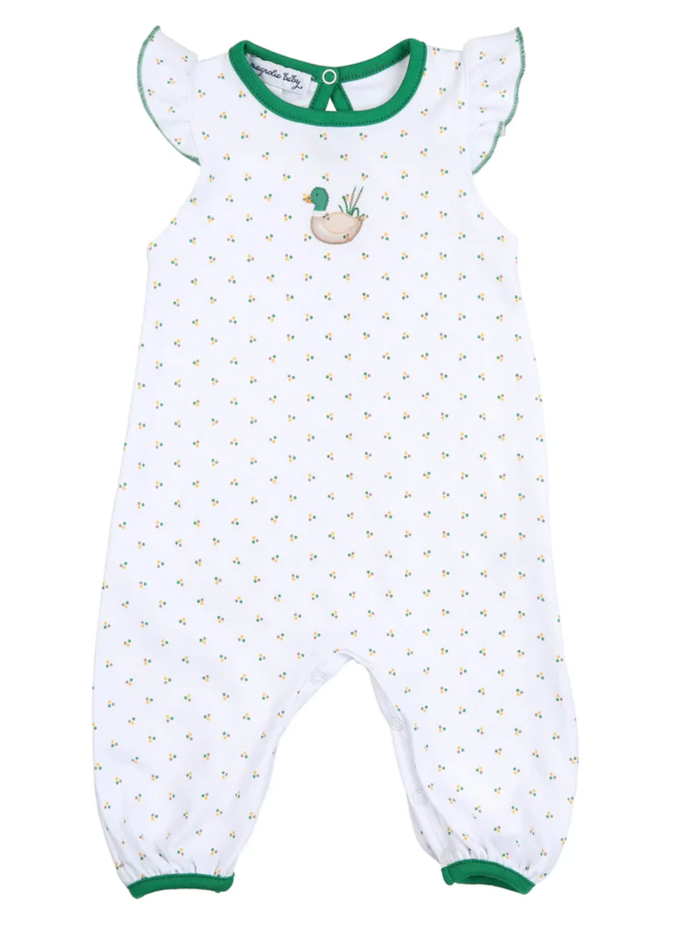 Marvelous Mallards Emb Flutters Playsuit