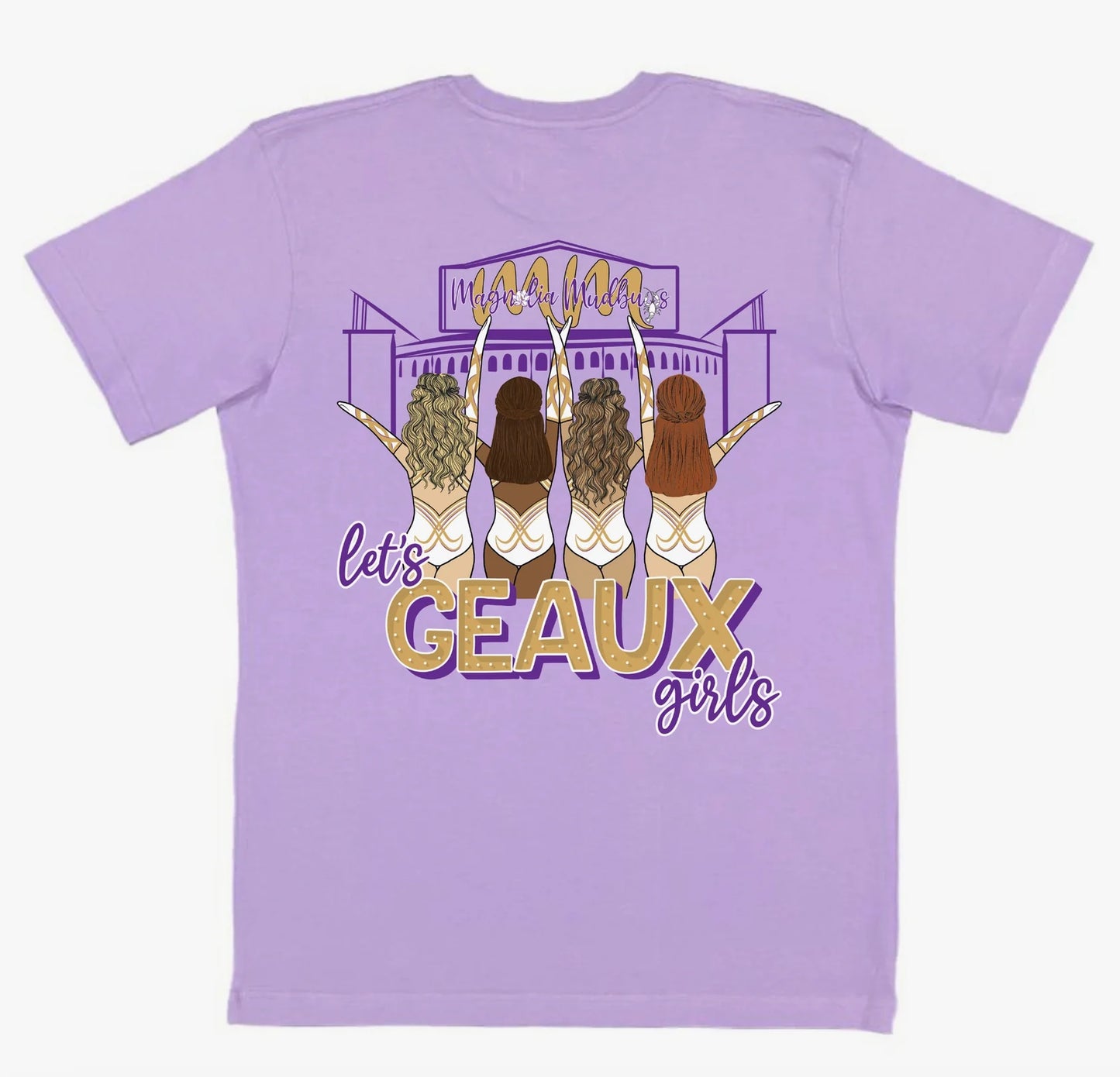 Let's GEAUX Girls Tee