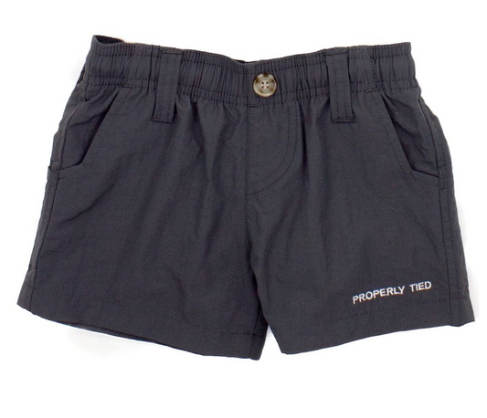 Boys Mallard Short Charcoal