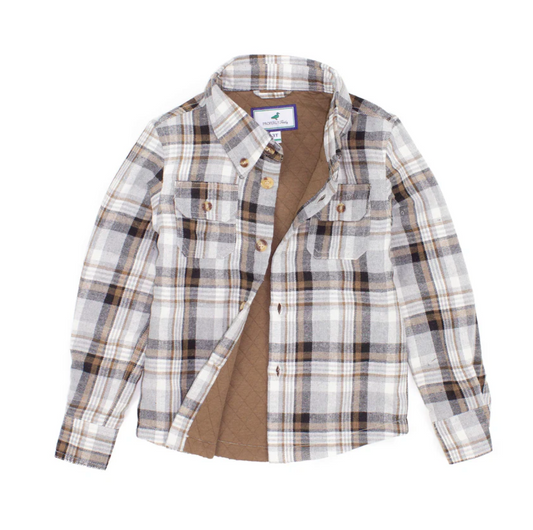 Boys Cypress Shirt Jacket-Barnwood