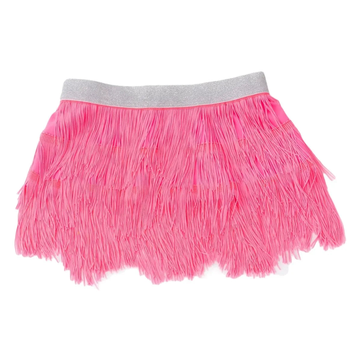 HOT PINK FRINGE SKIRT