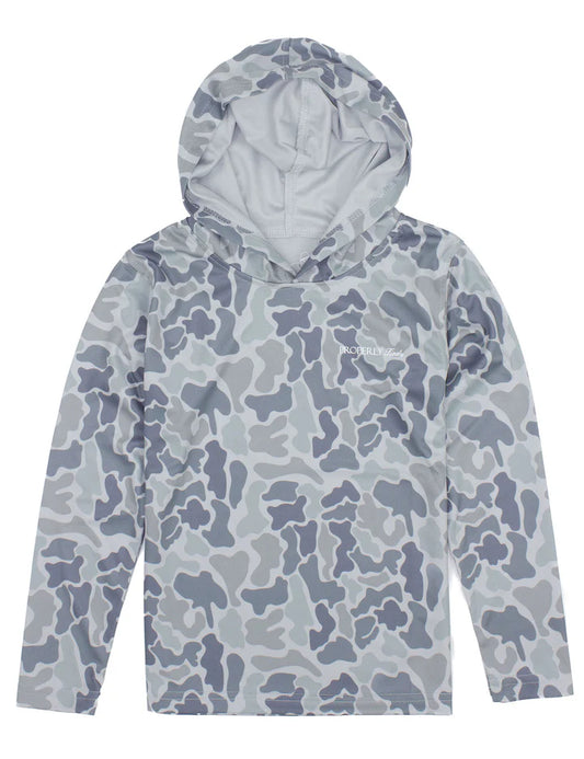 Boys Sportsman Performance Hoodie Polar Camo