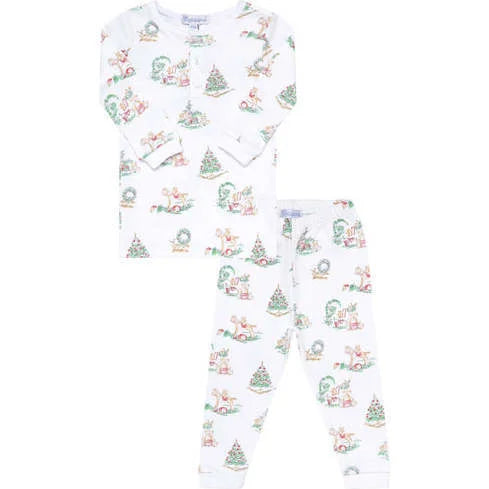 BOY CHRISTMAS TOILE PAJAMA