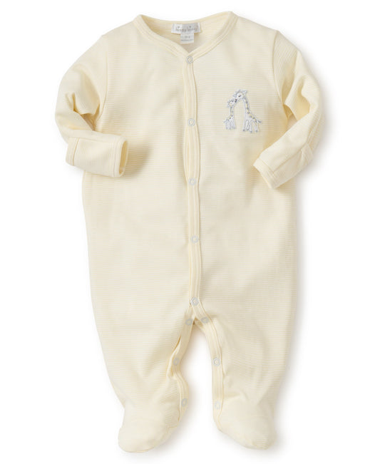 Giraffe Generations Stripe Footie